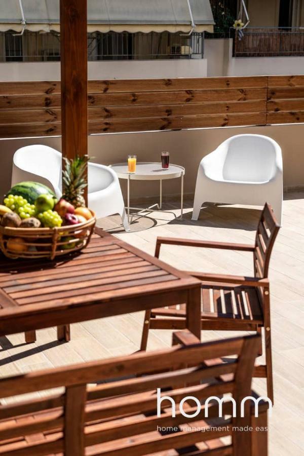Nemeseos Ground Floor Homm Apartment With Roof Garden And Wading Pool Athènes Extérieur photo